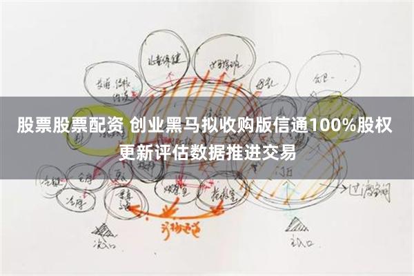 股票股票配资 创业黑马拟收购版信通100%股权 更新评估数据推进交易
