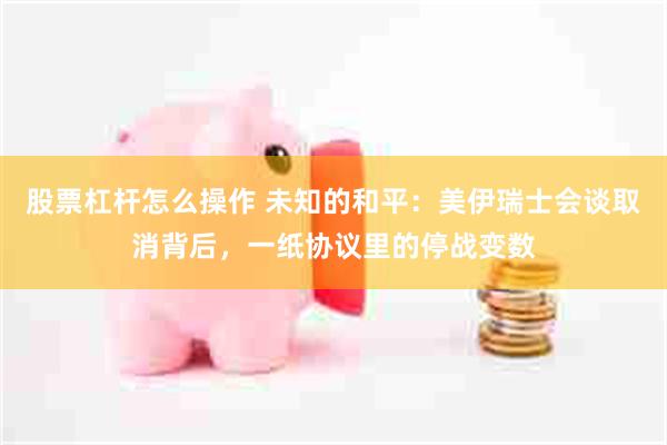 股票杠杆怎么操作 未知的和平：美伊瑞士会谈取消背后，一纸协议里的停战变数
